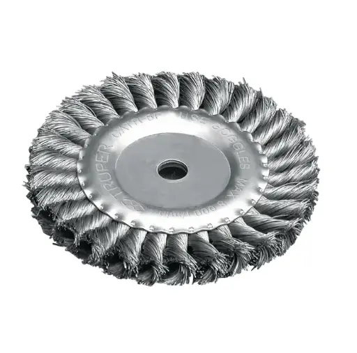 [11598] 11598 Carda trenzado fino 6' x 5/8' para esmeril, Truper CATR-6F