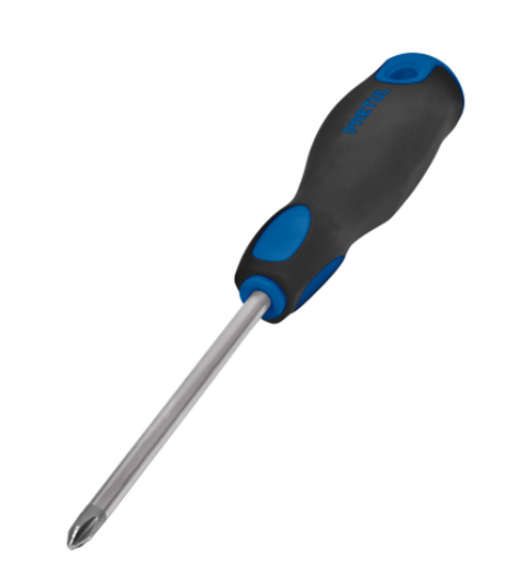 [21497] 21497 Desarmador de cruz 1/4' x 8' mango Comfort Grip, Pretul DP-1/4X8BP