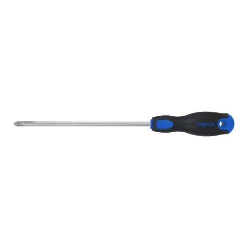 [28088] 28088 Desarmador de cruz 5/16' x 8' mango Comfort Grip, Pretul DP-5/16X8BP