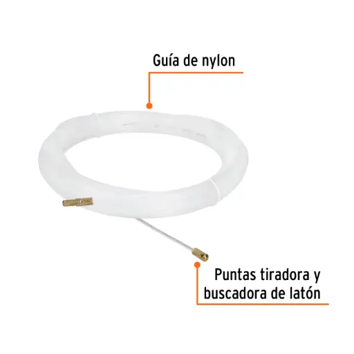 [17756] 17756 Guía de nylon de 15 m para cable, Truper GNY-15