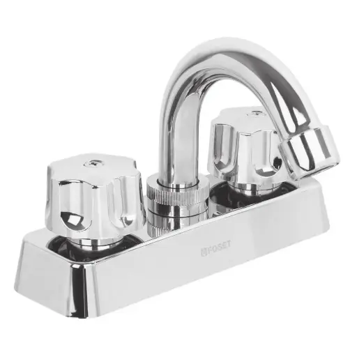 [49282] 49282 Mezcladora plástica 4' cuello curvo para lavabo, standard MP-050
