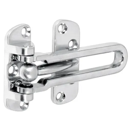 [43703] 43703 Pasador abatible para puerta, acabado cromo mate, Hermex PAAB-3