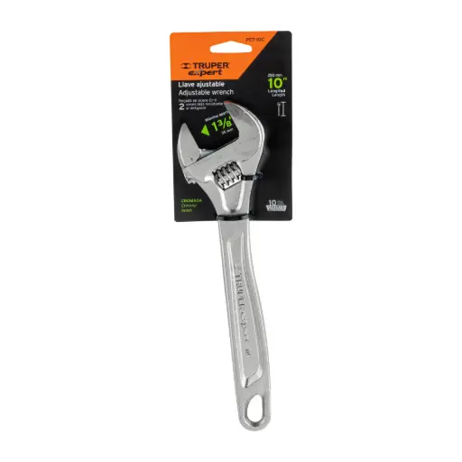[15507] 15507 Llave ajustable (perico) 10' profesional cromada, Expert PET-10C