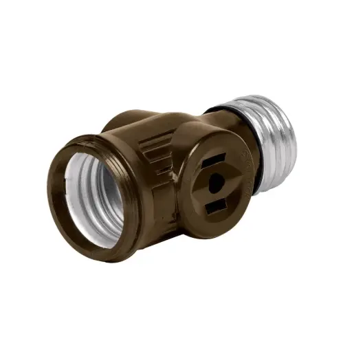 [46511] 46511 Portalámpara de baquelita, doble contacto, Volteck POBA-12