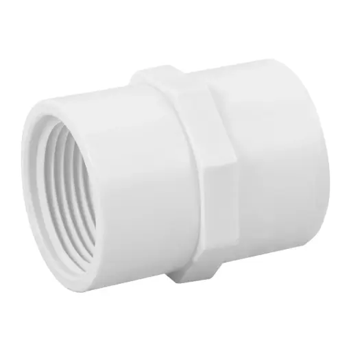[45434] 45434 Adaptador hembra de PVC 1', Foset PVC-603